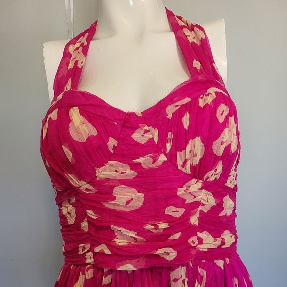 French Connection Lady Laguna Halter Dress, GUC, Size 6 - Picture 2 of 9